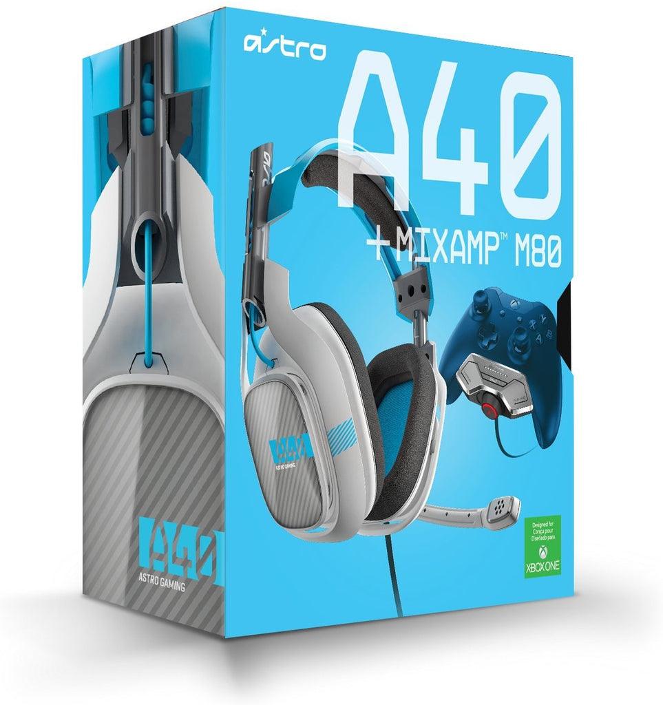 ASTRO A40 + MIXAMP M80 Xboxone Light Grey/Blue - DataBlitz