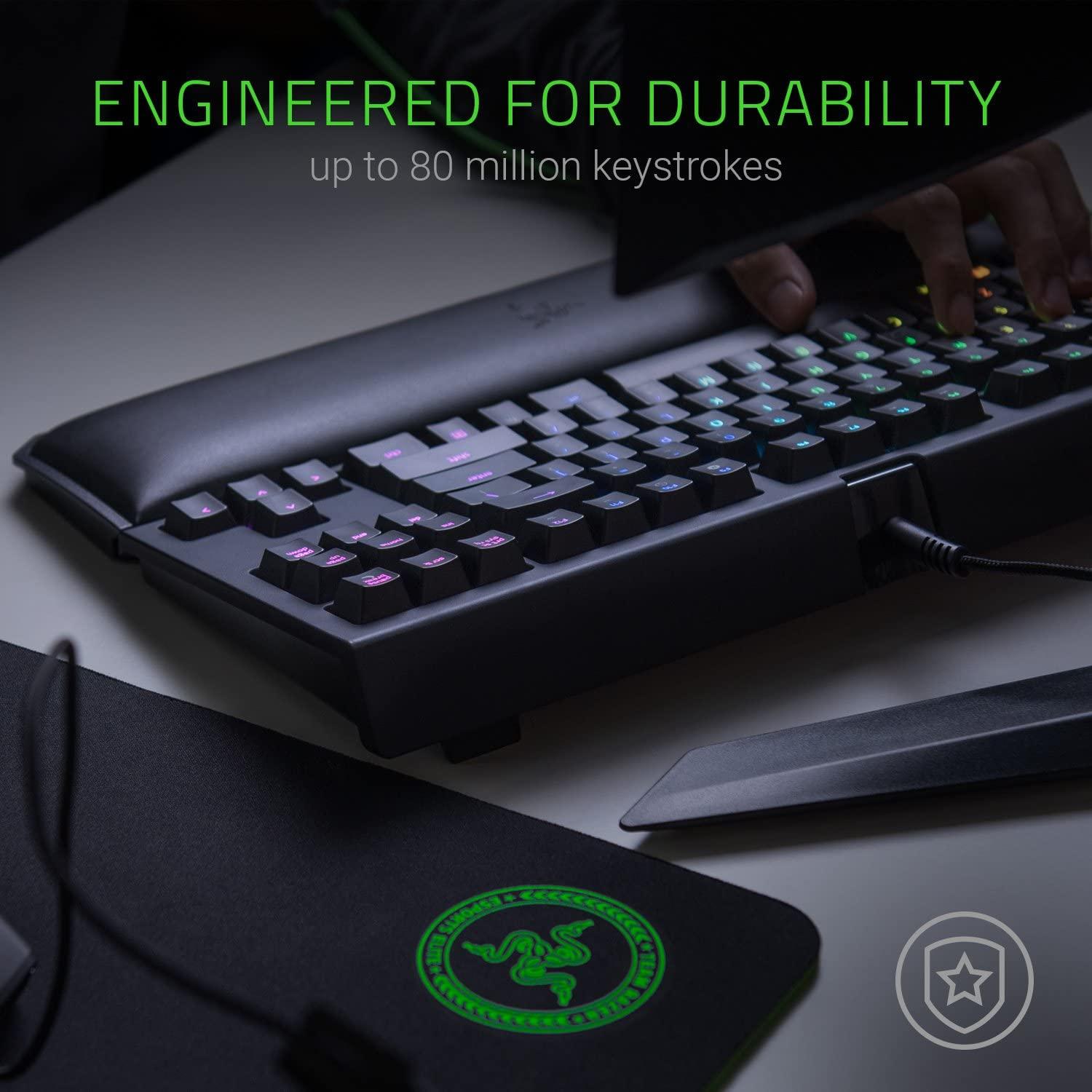 RAZER BLACKWIDOW TOURNAMENT ED. CHROMA V2 MECHANICAL GAMING KEYBOARD (GREEN SWITCH) - DataBlitz