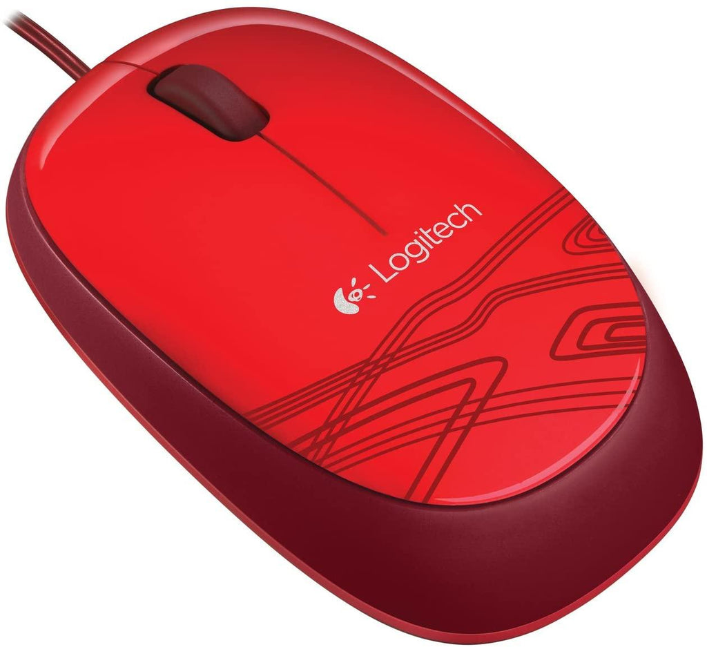 Hypertech Mouse Red Logitech M105 Wired Gaming Mouse (Red)