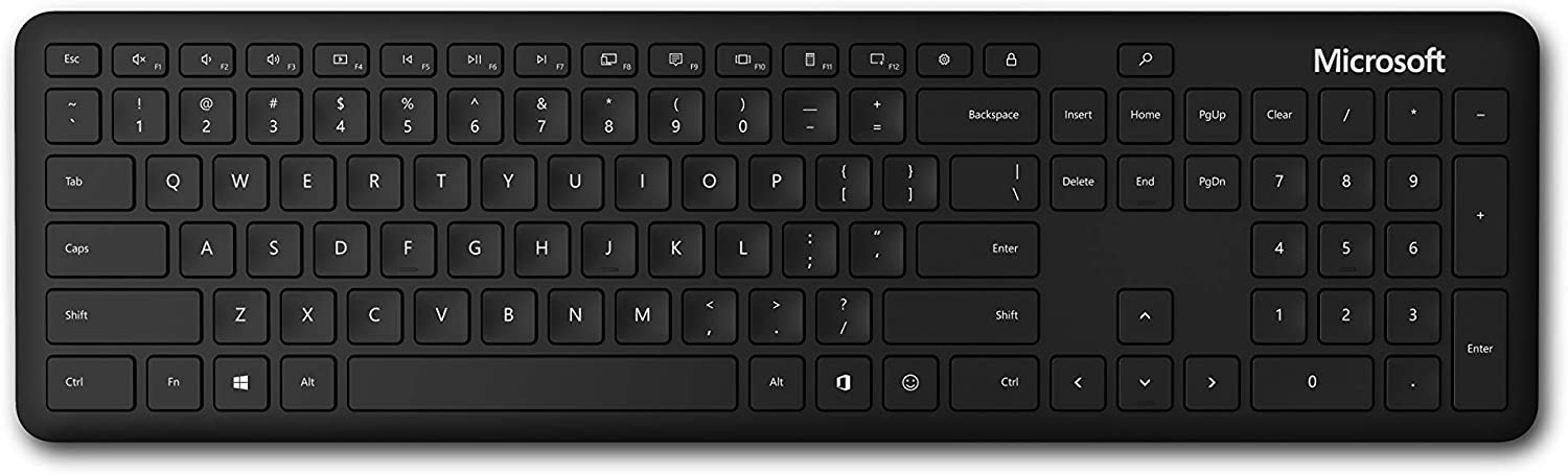 Microsoft Bluetooth Desktop Keyboard Mouse Combo (Black) (QHG-00017)