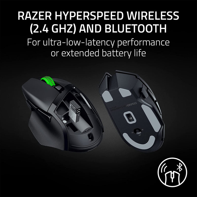 Advanced Customizable Wireless RGB Gaming Mouse - Razer Basilisk