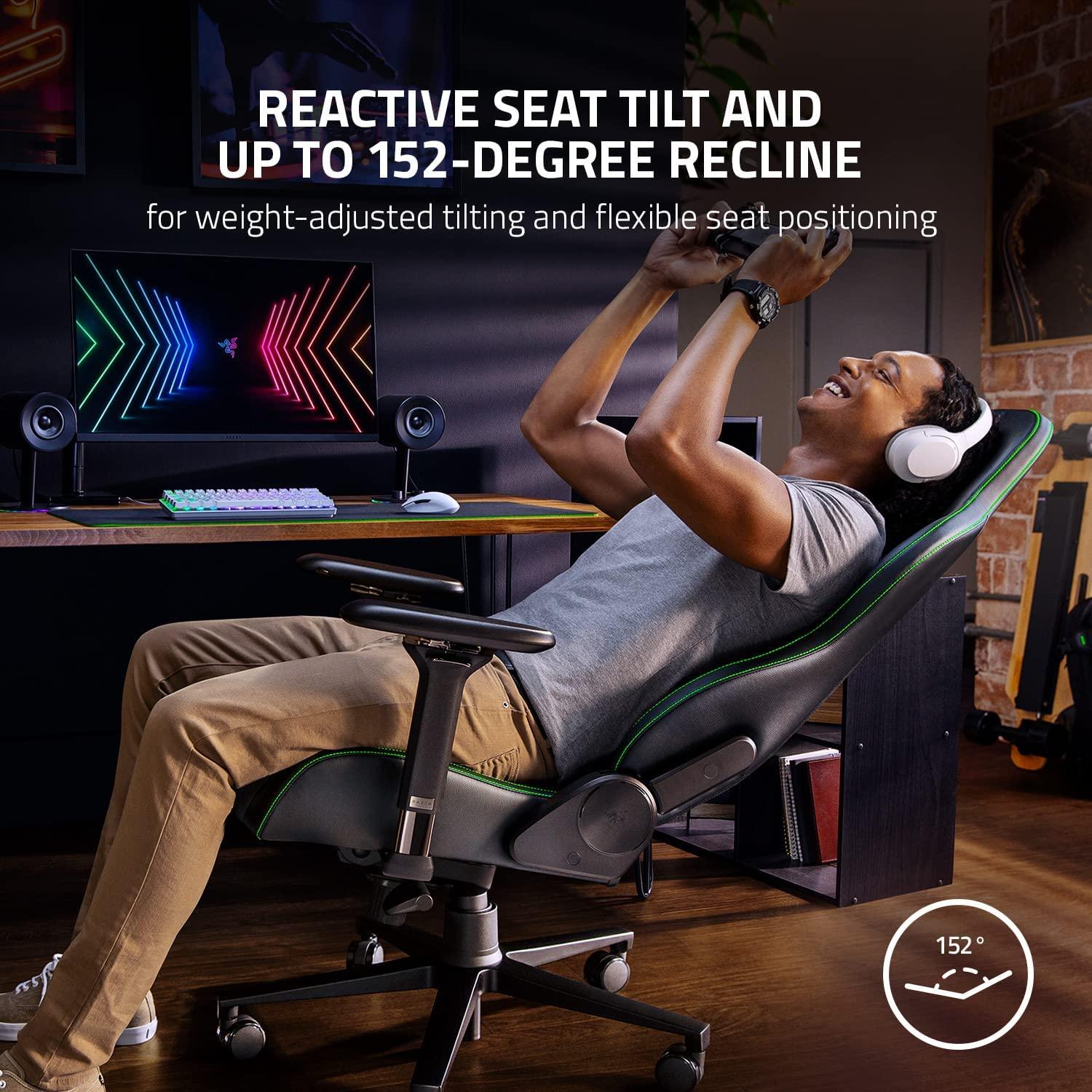 RAZER ENKI GAMING CHAIR FOR ALL-DAY COMFORT (BLACK) - DataBlitz