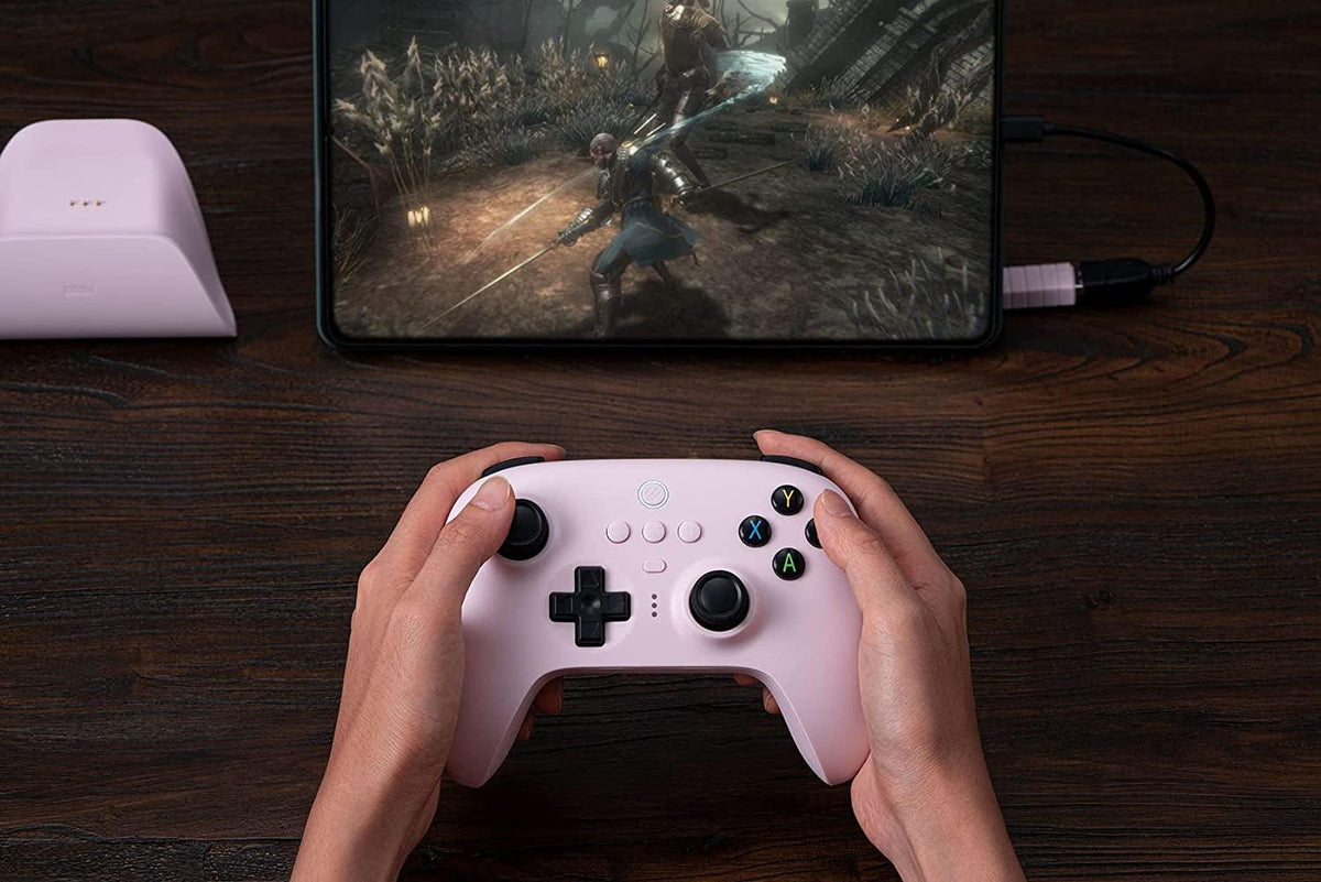 8BITDO Ultimate Wireless 2.4G Controller (Windows/Android/Raspberry Pi) (Pastel Pink Edition) (81HA03) - DataBlitz