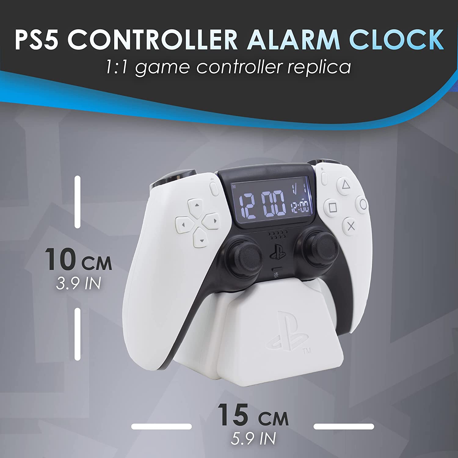 Paladone Playstation PS5 Digital Alarm Clock (PP9405PS)