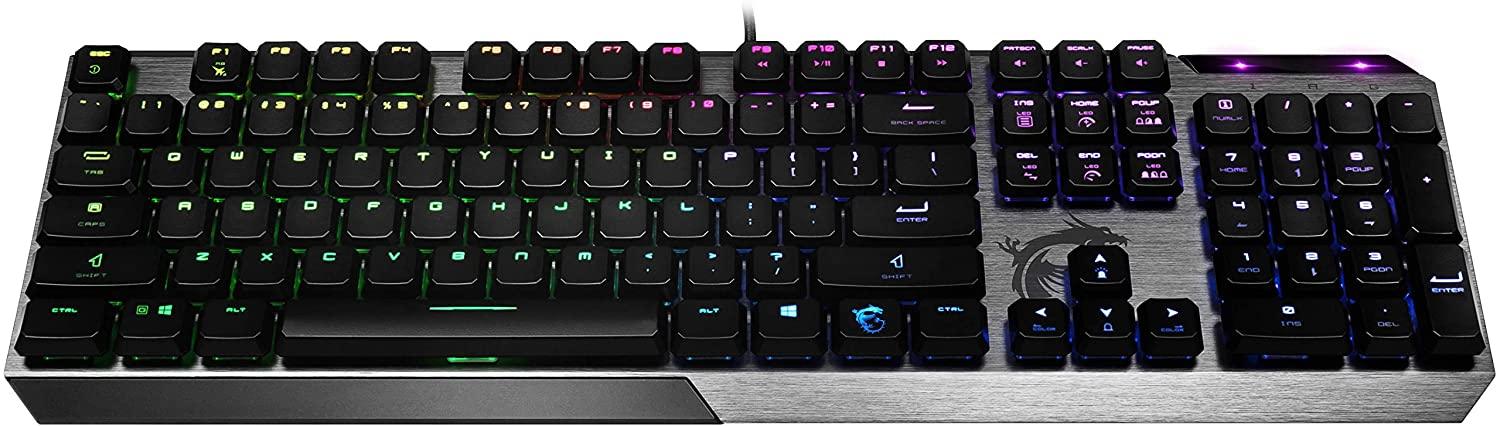 MSI VIGOR GK50 LOW PROFILE RGB GAMING KEYBOARD - DataBlitz