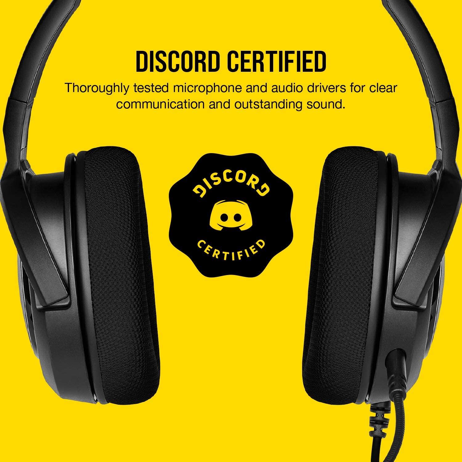 CORSAIR HS35 STEREO GAMING HEADSET (CARBON) - DataBlitz