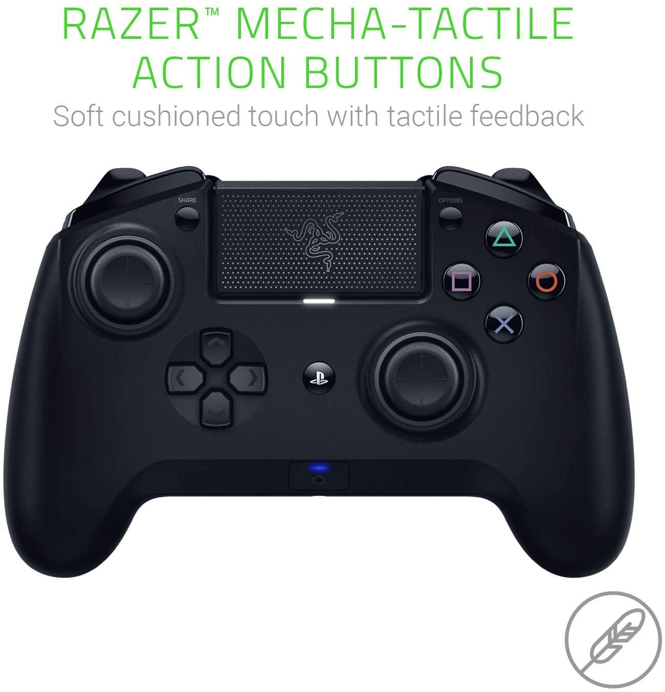 RAZER RAIJU TOURNAMENT EDITION WIRED & WIRELESS GAMING CONTROLLER FOR PS4 - DataBlitz