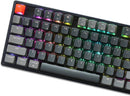 KEYCHRON K8 RGB BACKLIGHT ALUMINUM WIRELESS MECHANICAL KEYBOARD (GATERON BROWN SWITCH) (K8C3) - DataBlitz