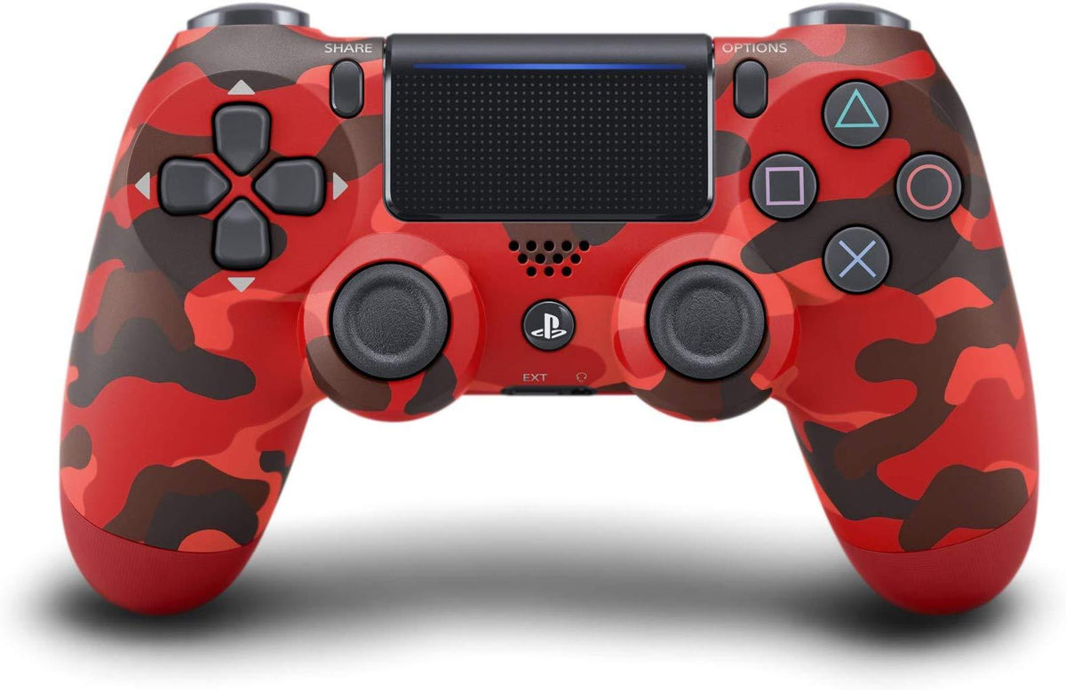 PS4 DUALSHOCK 4 WIRELESS CONTROLLER RED CAMOUFLAGE US (CUH-ZCT2U) - DataBlitz