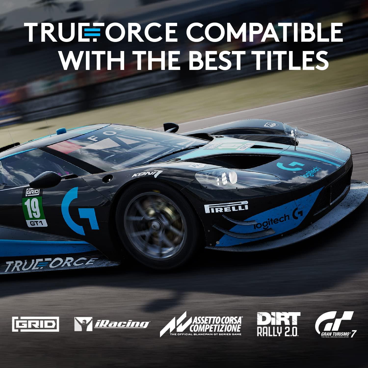 LOGITECH G923 TRUEFORCE RACING WHEEL AND PEDALS FOR PS4/PC - DataBlitz