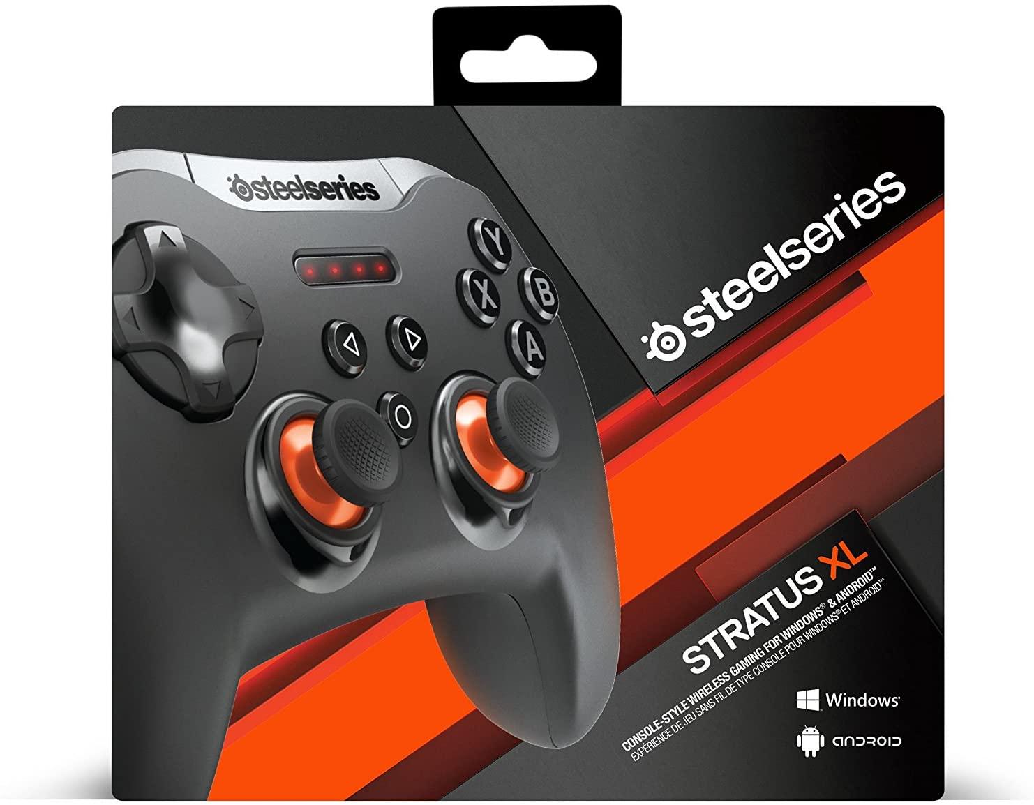 STEELSERIES STRATUS XL CONSOLE STYLE WIRELESS GAMING FOR ANDROID & WINDOWS (PN69050) - DataBlitz