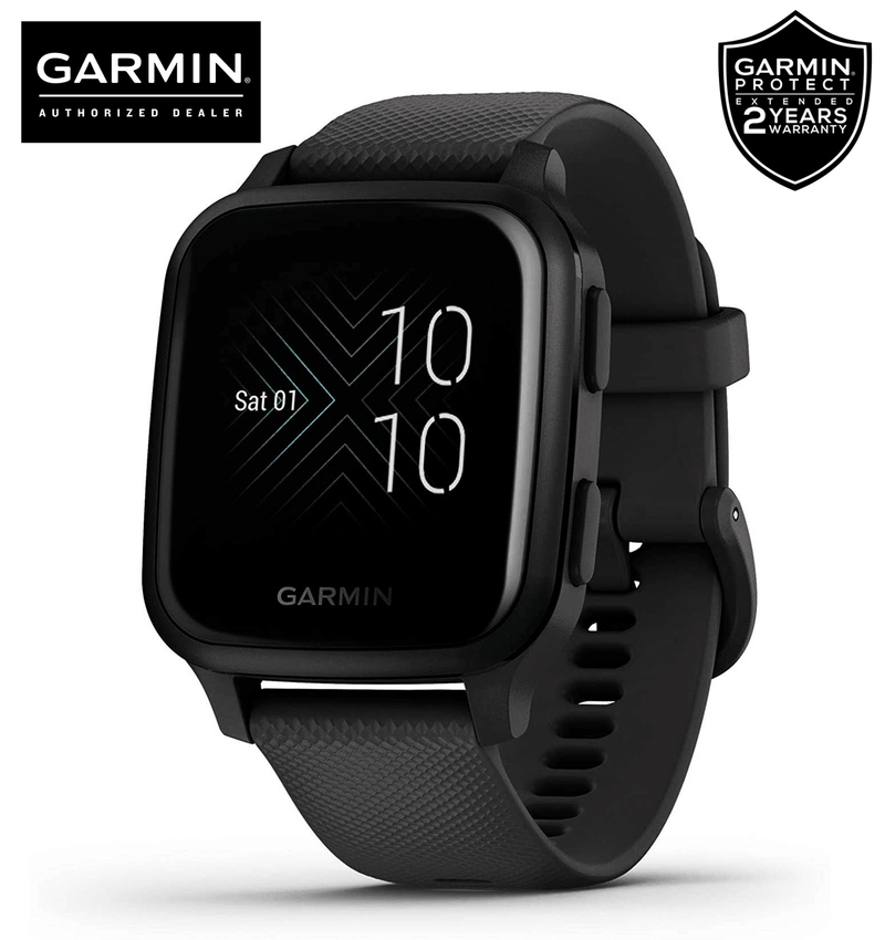 GARMIN VENU SQ MUSIC EDITION SMARTWATCH (BLACK/SLATE) (010-02426-80) - DataBlitz