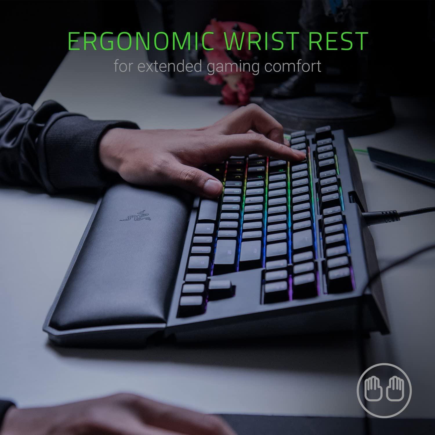 RAZER BLACKWIDOW TOURNAMENT ED. CHROMA V2 MECHANICAL GAMING KEYBOARD (GREEN SWITCH) - DataBlitz