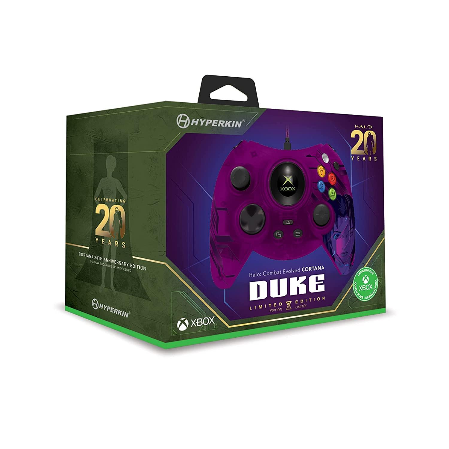 XBOX Hyperkin Duke Wired Controller For XBOX Series X|S/XBOX One/Windows 10 (Cortana 20th Anniversary Limited Edition) - DataBlitz