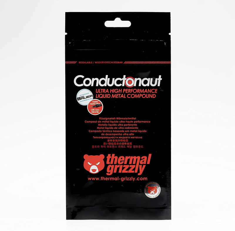Thermal Grizzly Conductonaut Ultra High Performance Liquid Metal Compound 5G (TG-C-005-R) - DataBlitz