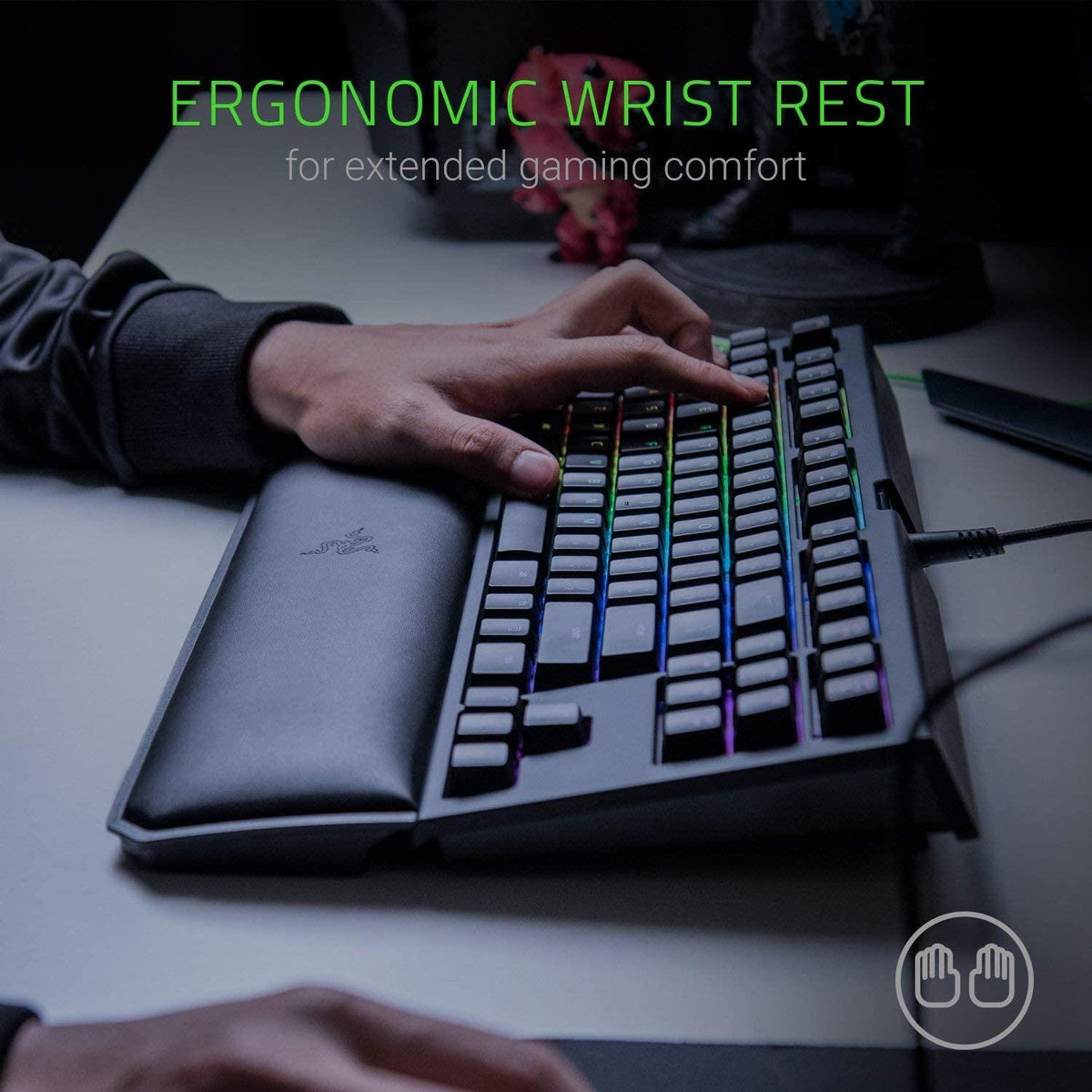RAZER BLACKWIDOW TOURNAMENT ED. CHROMA V2 MECHANICAL GAMING KEYBOARD (YELLOW SWITCH) - DataBlitz
