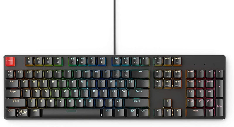 Glorious PC Gaming Race Modular Mechanical Keyboard Gmmk Full Size (Brown Switches) (Black)