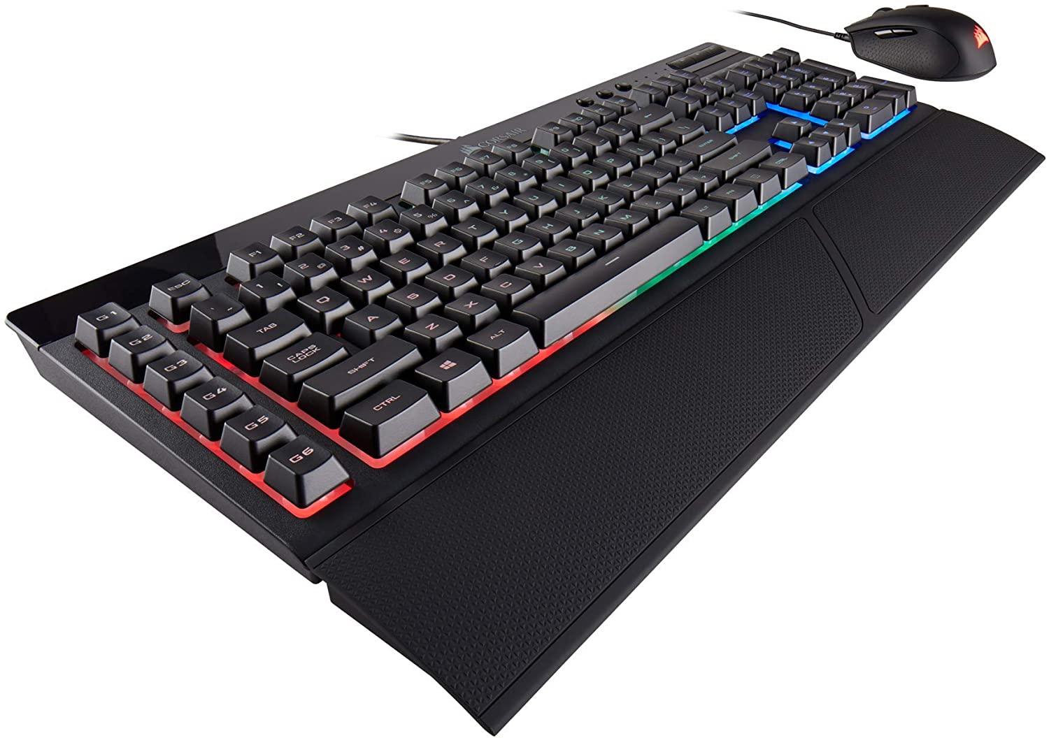 CORSAIR GAMING K55 + HARPOON RGB GAMING KEYBOARD & MOUSE COMBO (BLACK) - DataBlitz