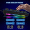 E-YOOSO K-620 Single Light With RGB Side Light 87 Keys Mechanical Keyboard Black (Brown Switch) - DataBlitz