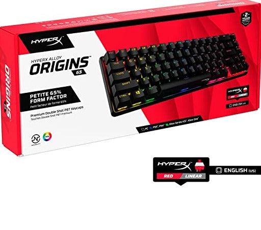 HYPERX Alloy Origins 65 RGB Mechanical Gaming Keyboard (Red Linear Switch) - DataBlitz