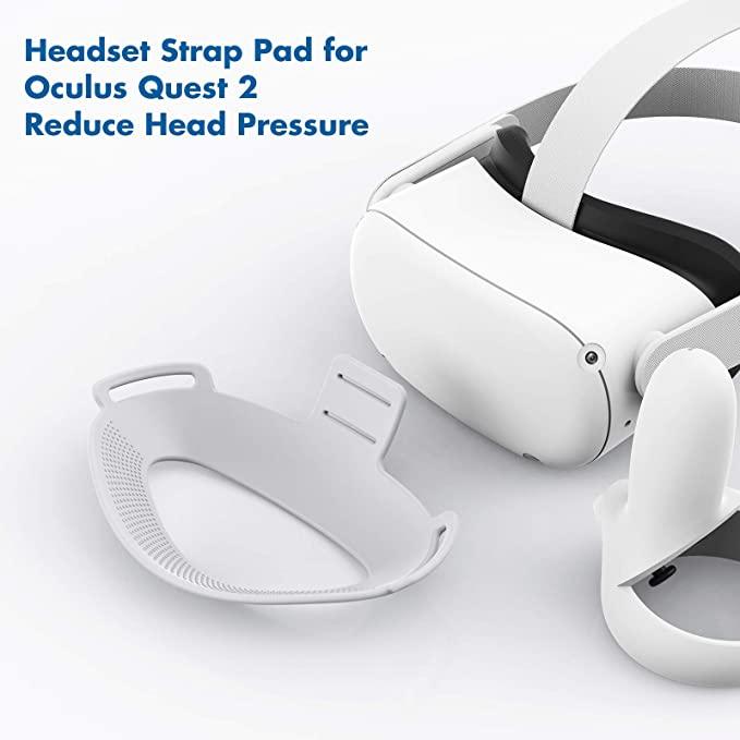 KIWI Design Upgraded Elite Strap Compatible With Oculus Quest 2 (White) (KW-Q31-2.1-US) - DataBlitz