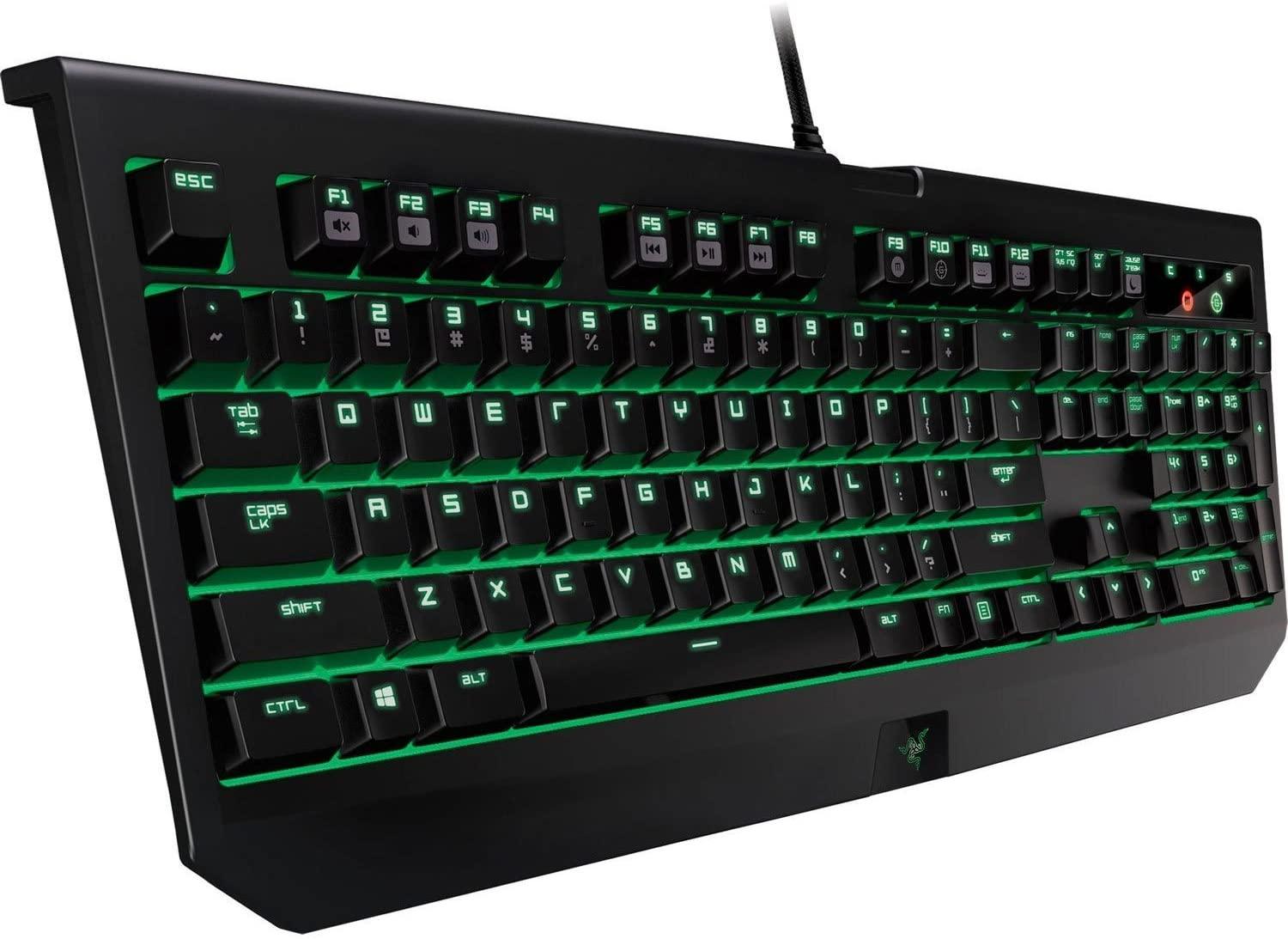RAZER BLACKWIDOW ULTIMATE 2016 ED. STEALTH GAMING KEYBOARD (RAZER ORANGE SWITCHES TACTILE AND SILENT) - DataBlitz