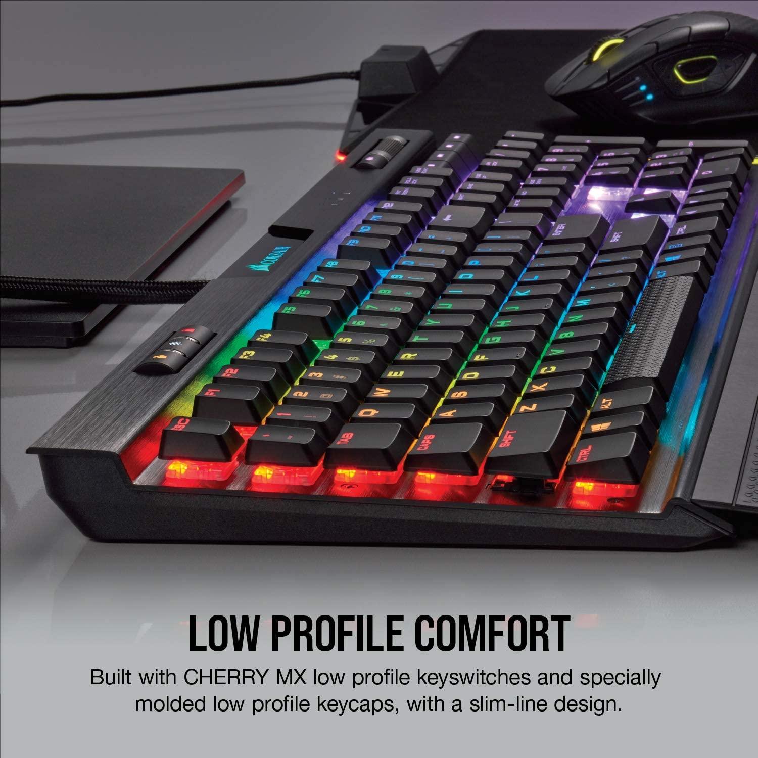 CORSAIR K70 RGB MK.2 LOW PROFILE RAPIDFIRE MECHANICAL GAMING KEYBOARD - DataBlitz