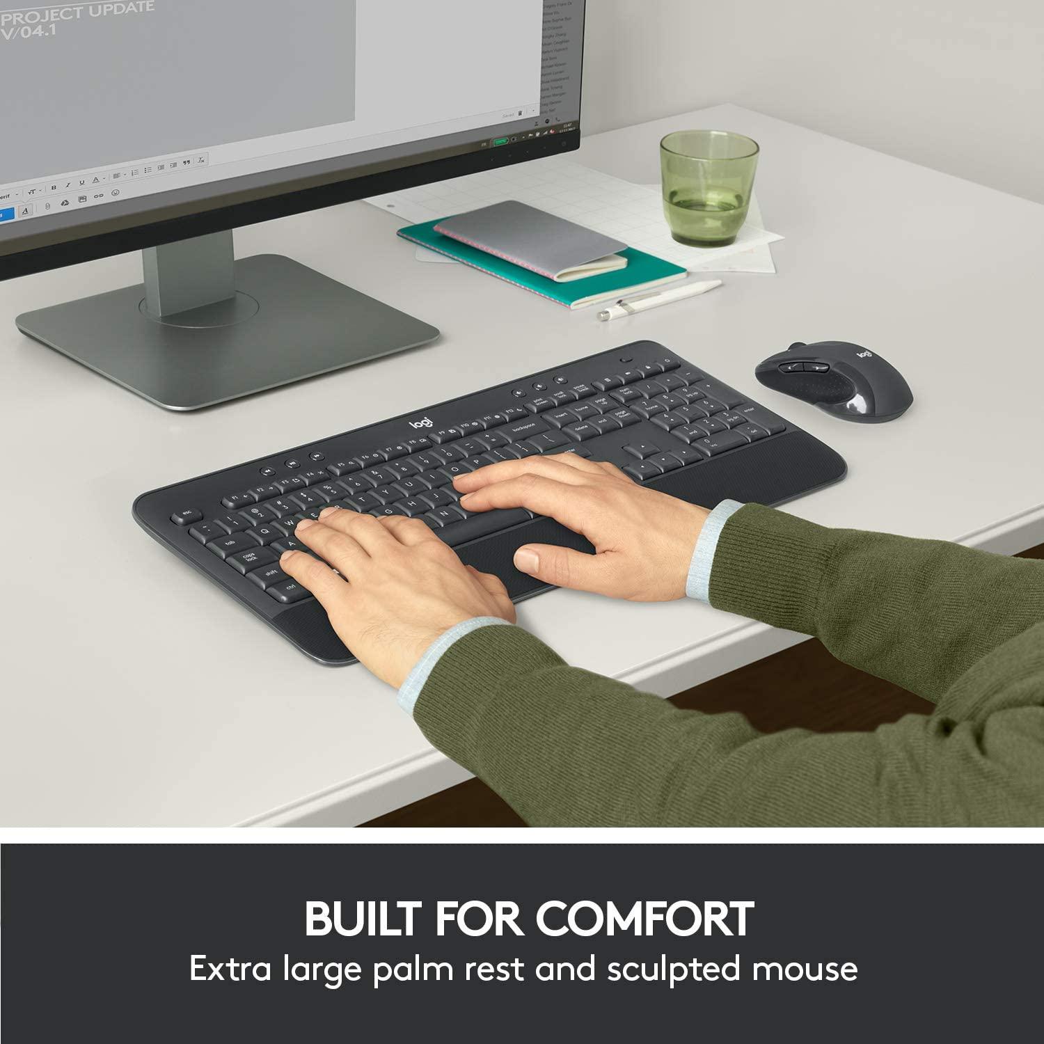 LOGITECH MK545 ADVANCED WIRELESS KEYBOARD AND MOUSE COMBO - DataBlitz