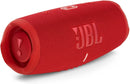 JBL CHARGE 5 PORTABLE WATERPROOF SPEAKER WITH POWERBANK (RED) - DataBlitz