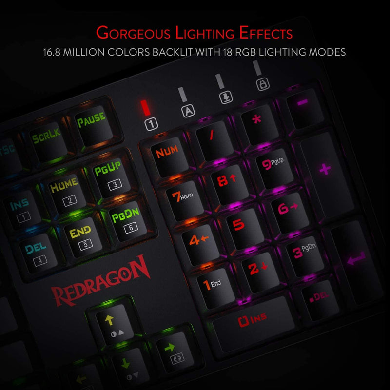 REDRAGON SURARA PRO MECHANICAL GAMING KEYBOARD BROWN OPTICAL SWITCH (K582RGB-PRO) - DataBlitz