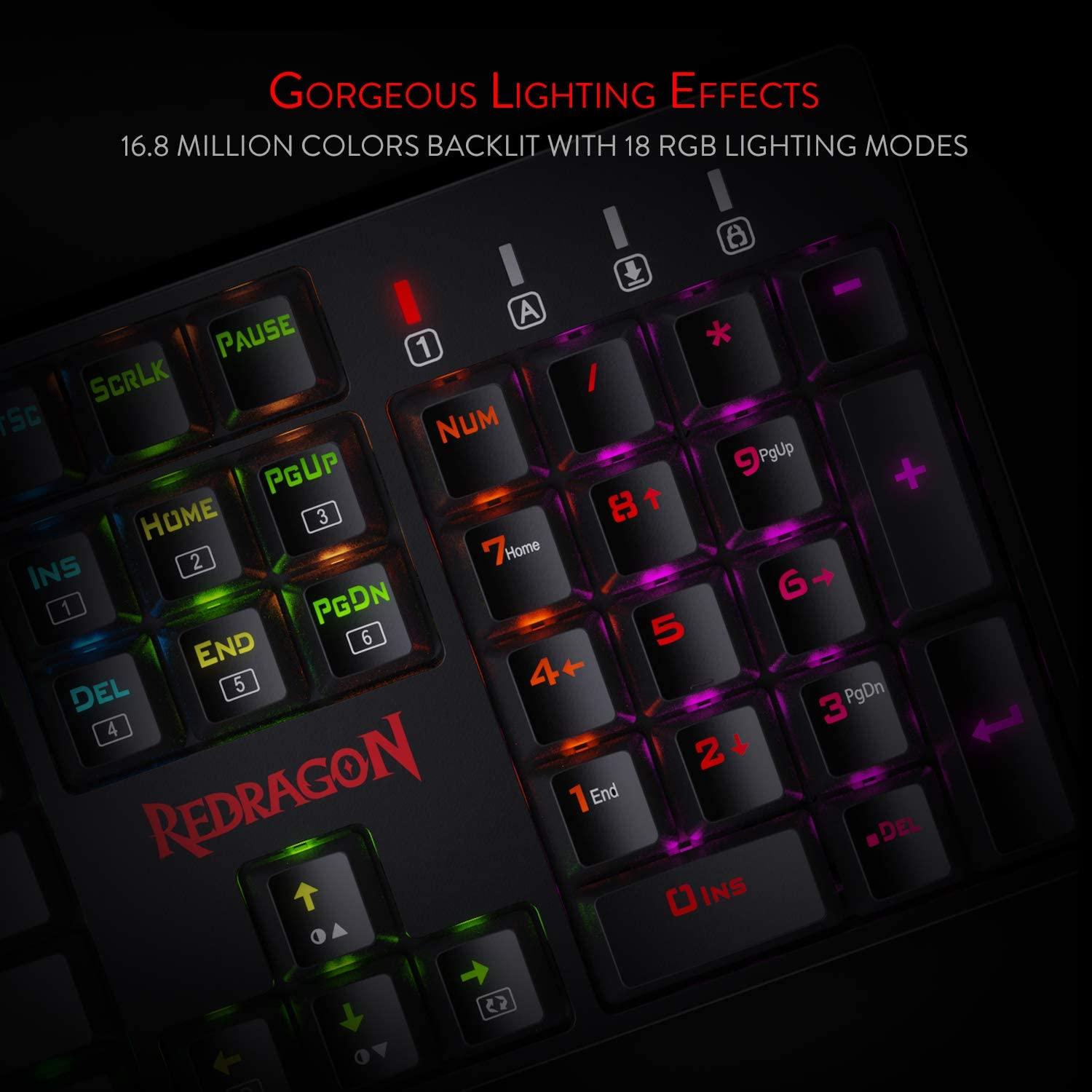 REDRAGON SURARA PRO MECHANICAL GAMING KEYBOARD RED OPTICAL SWITCH (K582RGB-PRO) - DataBlitz
