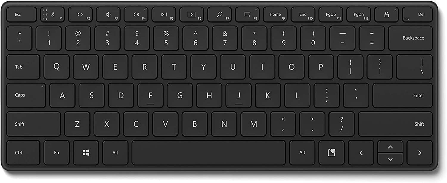 Microsoft Designer Compact Bluetooth Keyboard (Black) (21Y-00017)