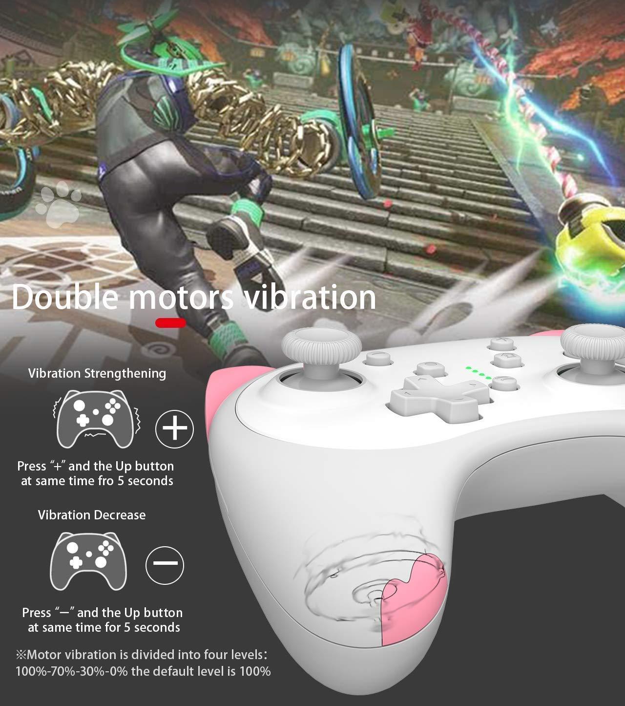 IINE NSW WIRELESS CONTROLLER CAT SERIES WHITE/PINK (L295) - DataBlitz
