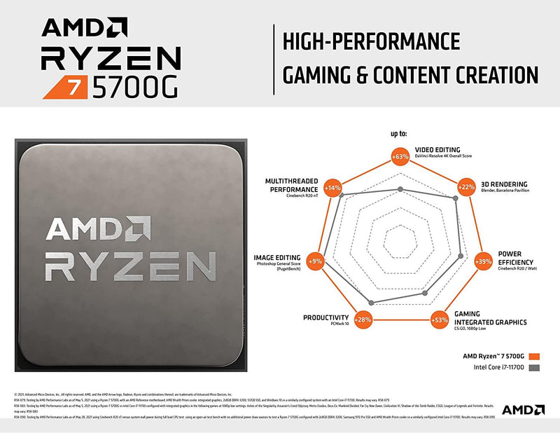 DataBlitz - AMD RYZEN 7 5700G Processor