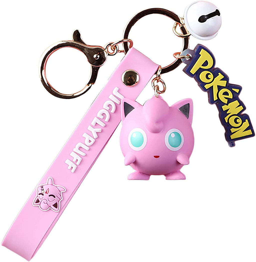 Pygmy Puff Key Chain LICENSED POKEMON KEYCHAIN (JIGGLYPUFF)