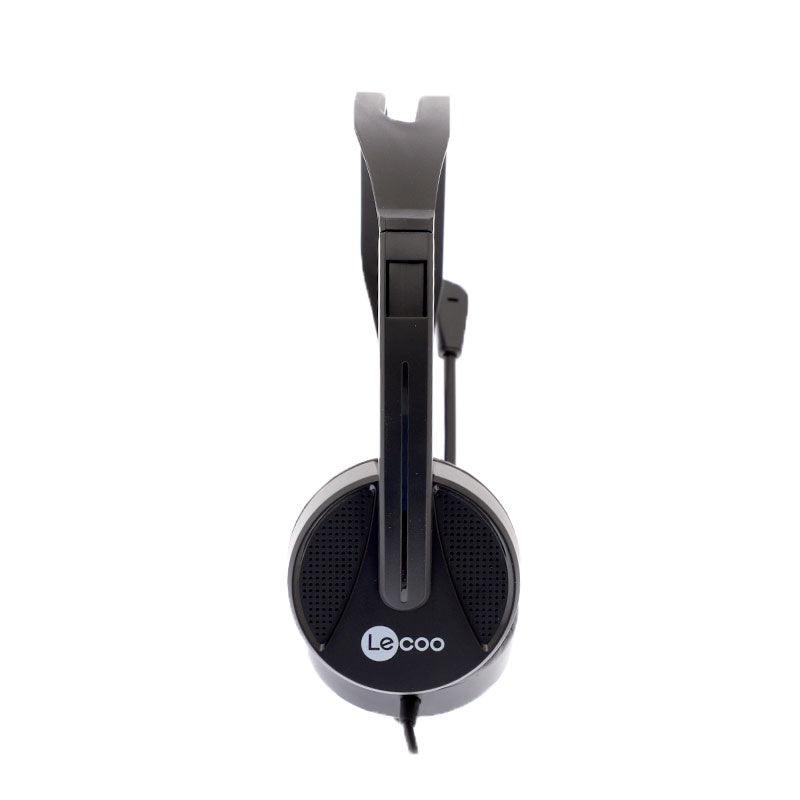 LECOO HT106 WIRED HEADSET (BLACK) - DataBlitz
