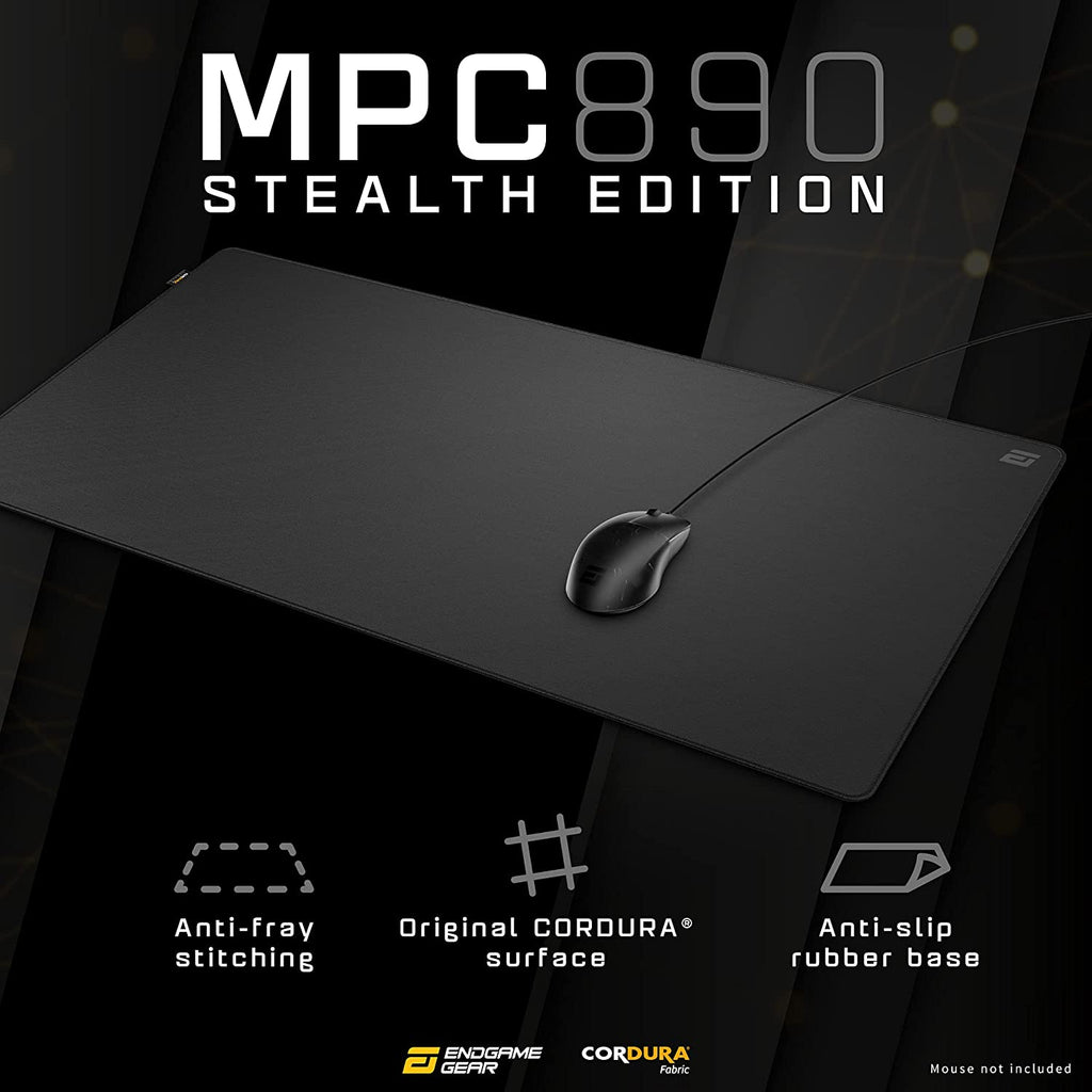Endgame Gear MPC890 Stealth Edition Cordura Gaming Mouse Pad (Black)