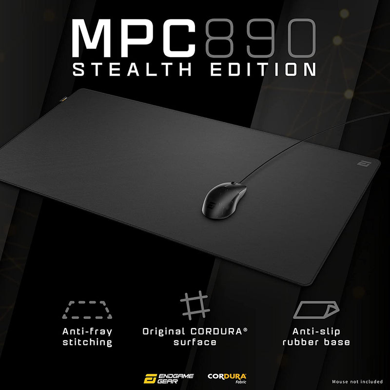 Endgame Gear MPC890 Stealth Edition Cordura Gaming Mousepad (Black)