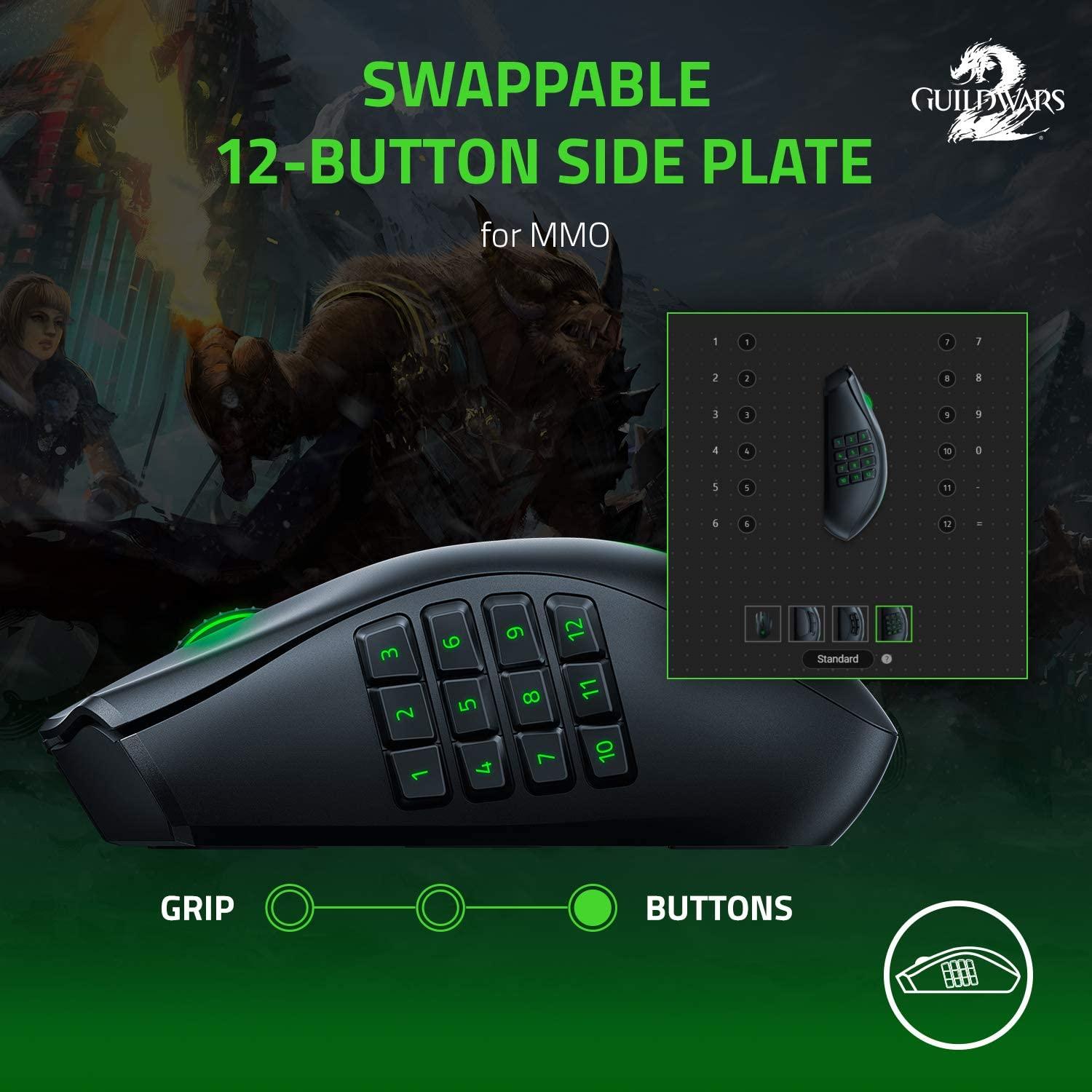 RAZER NAGA PRO MODULAR WIRELESS GAMING MOUSE - DataBlitz