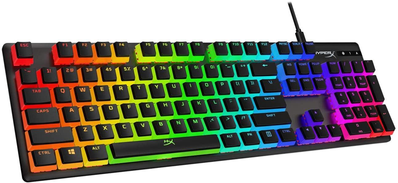 HYPERX PUDDING KEYCAPS DOUBLE SHOT PBT (BLK/WHITE) - DataBlitz