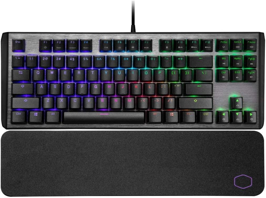 COOLER MASTER CK530 V2 TENKEYLESS RGB MECHANICAL GAMING KEYBOARD & WRIST REST (BLUE TACTILE CLICKY) - DataBlitz