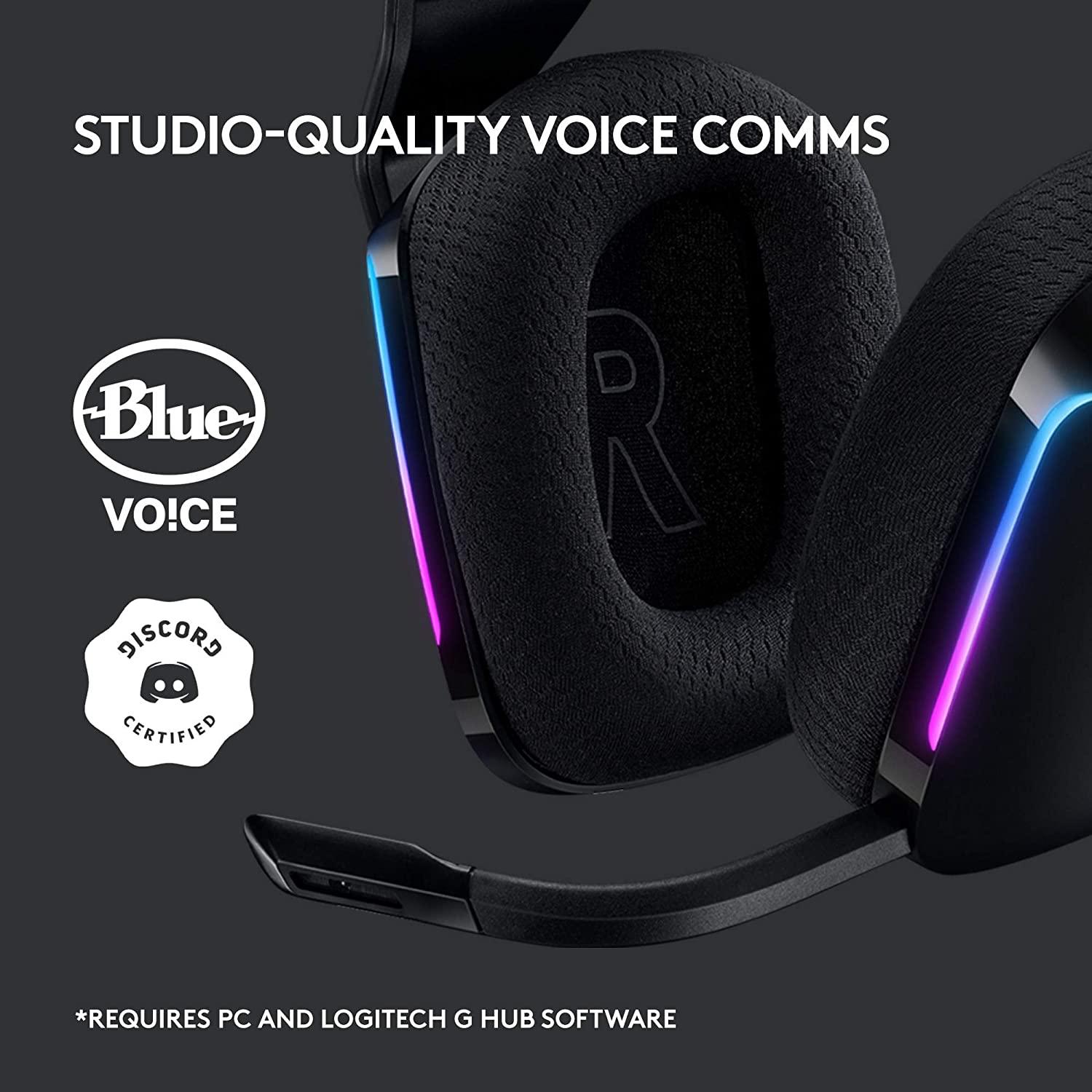 LOGITECH G733 LIGHTSPEED WIRELESS RGB GAMING HEADSET (BLACK) - DataBlitz