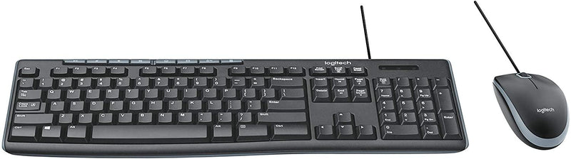 LOGITECH MK200 MEDIA PLUG AND PLAY USB KEYBOARD AND MOUSE COMBO - DataBlitz