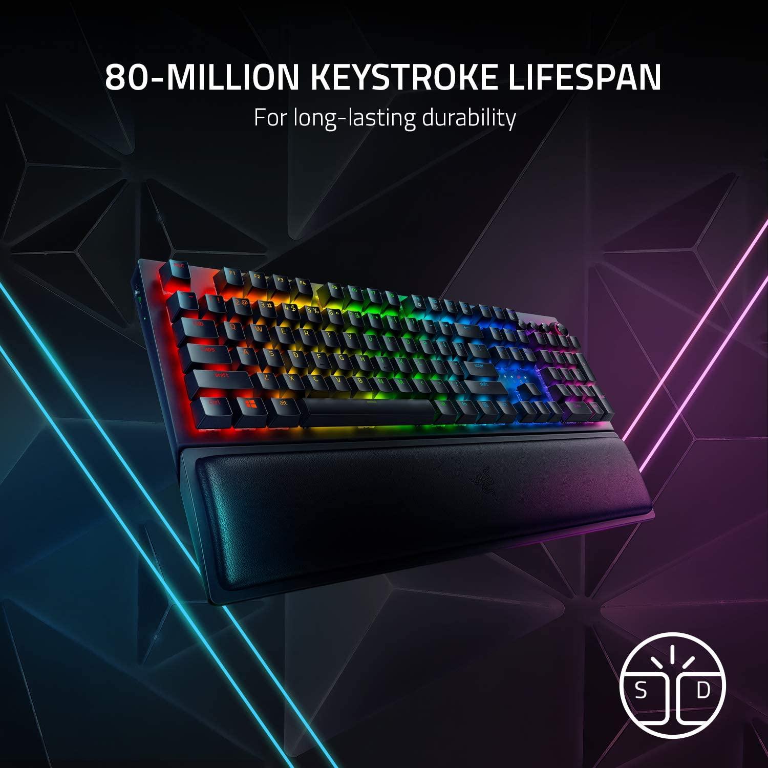 RAZER BLACKWIDOW CHROMA V3 PRO WIRELESS MECHANICAL GAMING KEYBOARD (GREEN SWITCHES) - DataBlitz