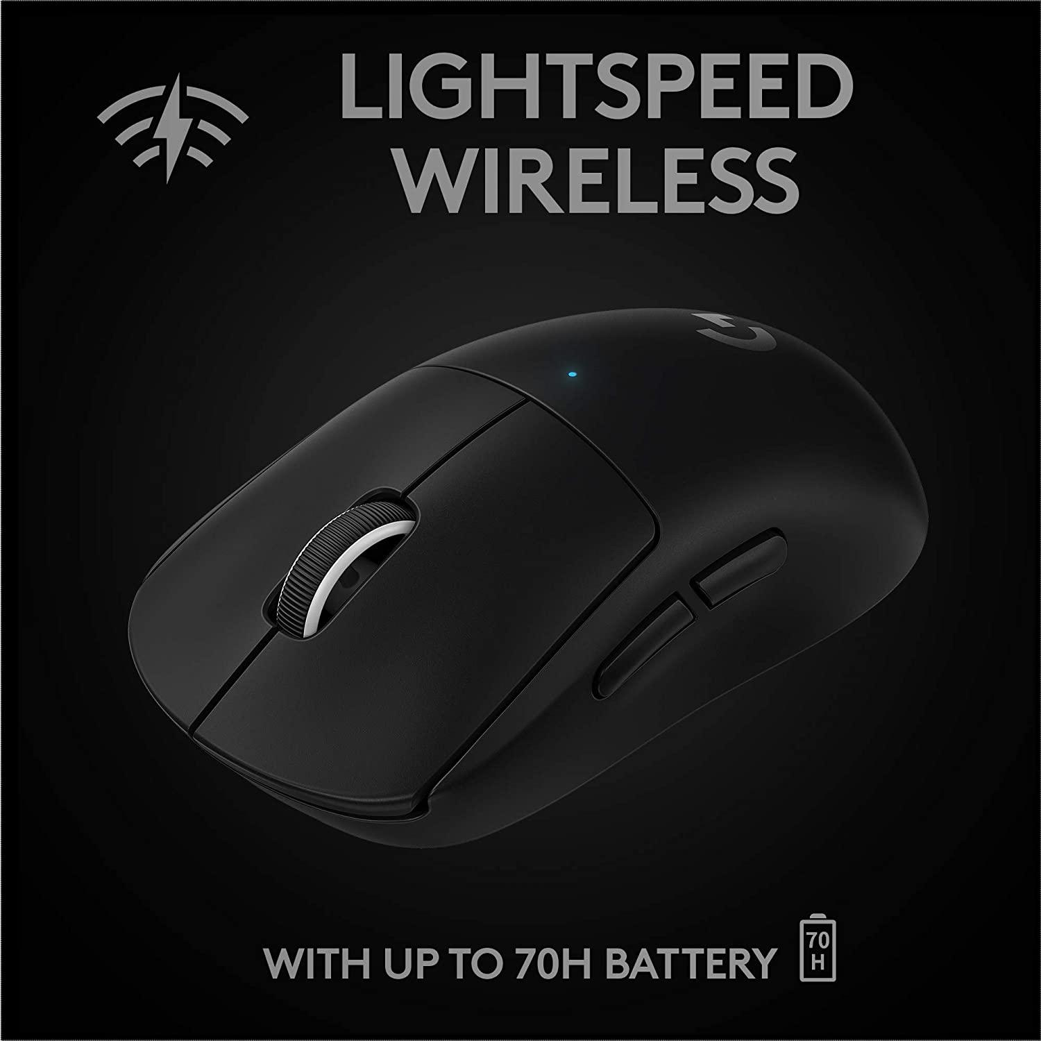 LOGITECH PRO X SUPERLIGHT WIRELESS GAMING MOUSE (BLACK) - DataBlitz