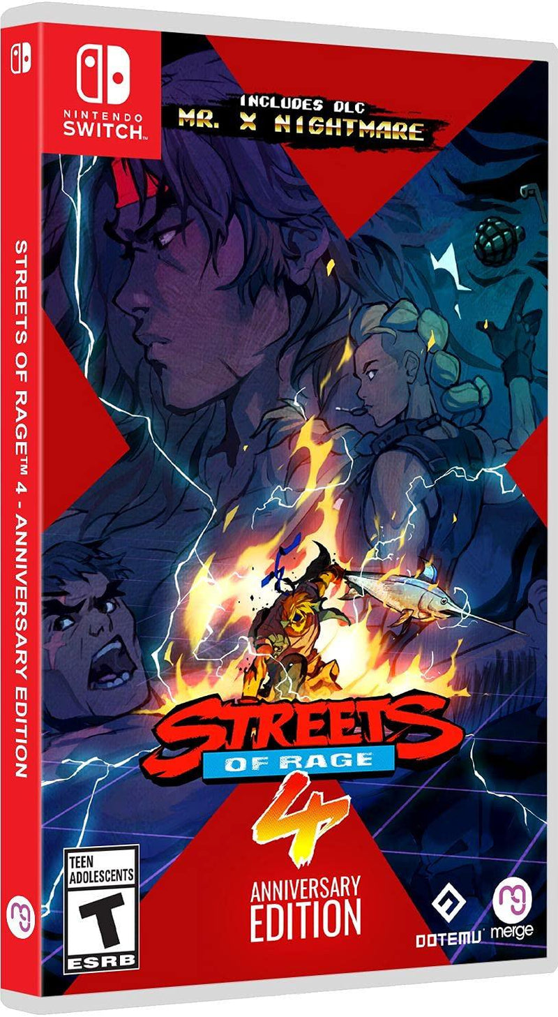 NINTENDO SWITCH STREETS OF RAGE 4 ANNIVERSARY EDITION