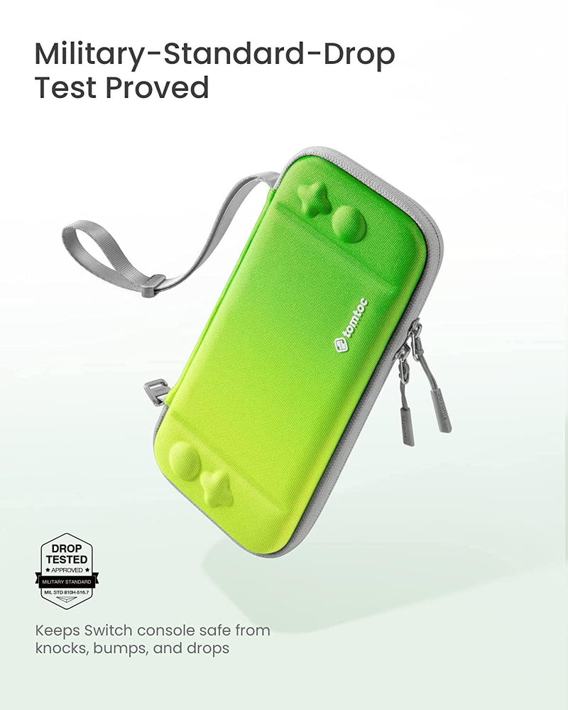 NSW Tomtoc Fancy Series 2 Slim Protective Case For N-Switch OLED / N-Switch (Neon Green) (A0531T1) - DataBlitz