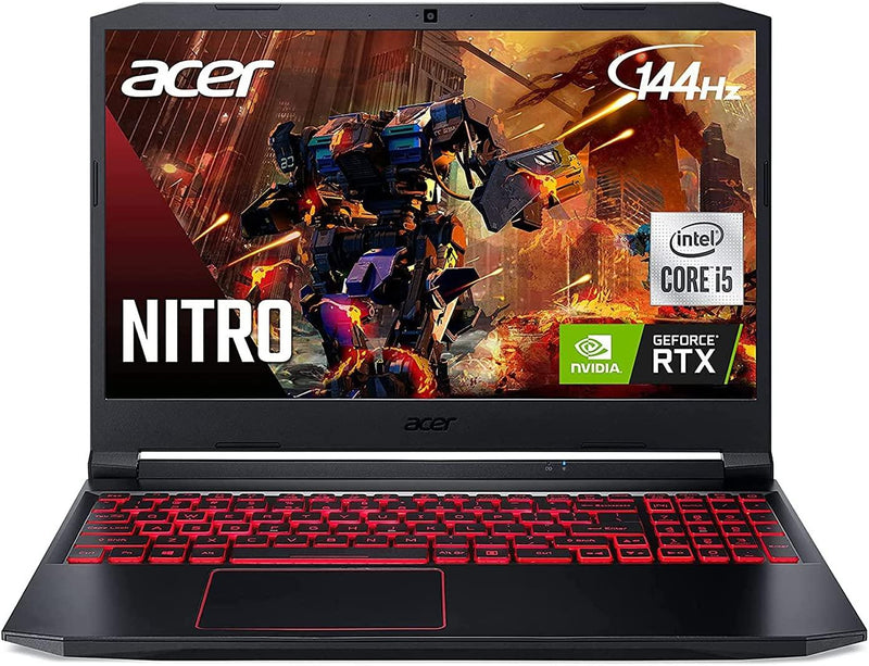 ACER NITRO 5 AN515-57-53SB 144HZ Gaming Laptop (Shale Black) | 15.6" FHD | i5-11400H | 8GB DDR4 | 512GB SSD | RTXTM 3050 Ti | WIN10 + ACER Notebook Bag VX15 Backpack - DataBlitz