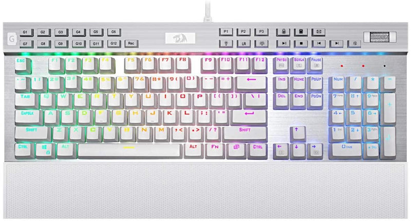 REDRAGON YAMA MECHANICAL GAMING KEYBOARD WHITE (K550W-RGB-1) - DataBlitz