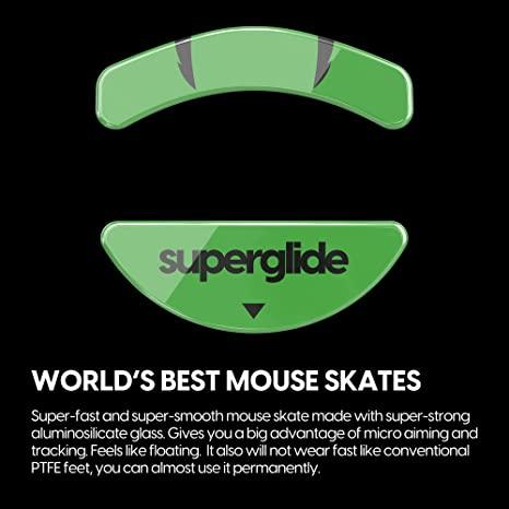 PULSAR Superglide Glass Skates For Razer Viper Mini (Green) (RVMSGG) - DataBlitz